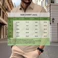 thumbnail image 3 of Mens Business Casual Shirt Short Sleeve Zip Loose Fit Classic Collared Men's Golf Shirts Khaki S, 3 of 5