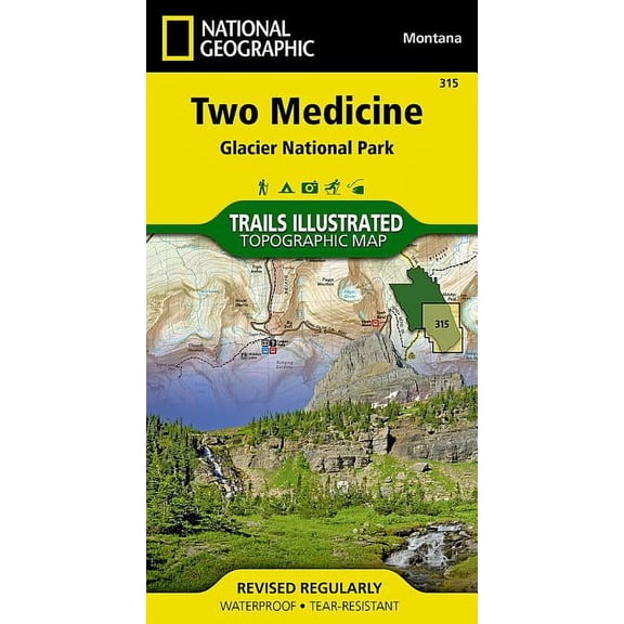 National geographic maps: trails illustrated: two medicine: glacier national park - folded map: 9781566954716