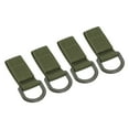 thumbnail image 1 of Unique Bargains Belt Keeper Key Chain, 4 pack D Type Thickening Nylon Strap Key Chain Hook, Green, 1 of 6