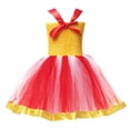 thumbnail image 6 of Sgkm Girls Dresses Size 6 Sequins Ruffle Dresses Popcorn Cosplay Themed Party Outfit Baby Girl Clothes, 6 of 9