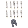 thumbnail image 2 of Almencla Kit de Noyau de Valve Presta Générique Remplacement de Vélo Outil de Réparation de Pneu Professionnel 10 Pcs, 2 of 8