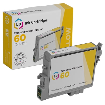LD Remanufactured Replacement for Epson T060420 Yellow Pigment Based Cartridge for use in Epson Stylus C68  C88  C88Plus  CX3800  CX3810  CX4200  CX4800  CX5800f  and CX7800 s