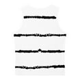 thumbnail image 4 of piuwrlz Summer Sports Sleeveles Vest Baby Girls Boys Quick Dry Tank Tops Fashionable Round Neck Stripe Pullover White Size 10 Years, 4 of 6