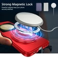 thumbnail image 5 of for Samsung Galaxy Z Flip 5 5G Phone Case, Magnetic 360 Rotating Ring Kickstand Frosted Hard PC Case with Wireless Charging Compatibility for Samsung Galaxy Z Flip 5 5G, Red, 5 of 11