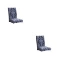 thumbnail image 3 of Bewildely Fundas para sillas, funda europea, funda completa impermeable, cojín antideslizante, Protector elástico, accesorios de Hotel para Gris 2piezas Bewildely CBP440034, 3 of 6