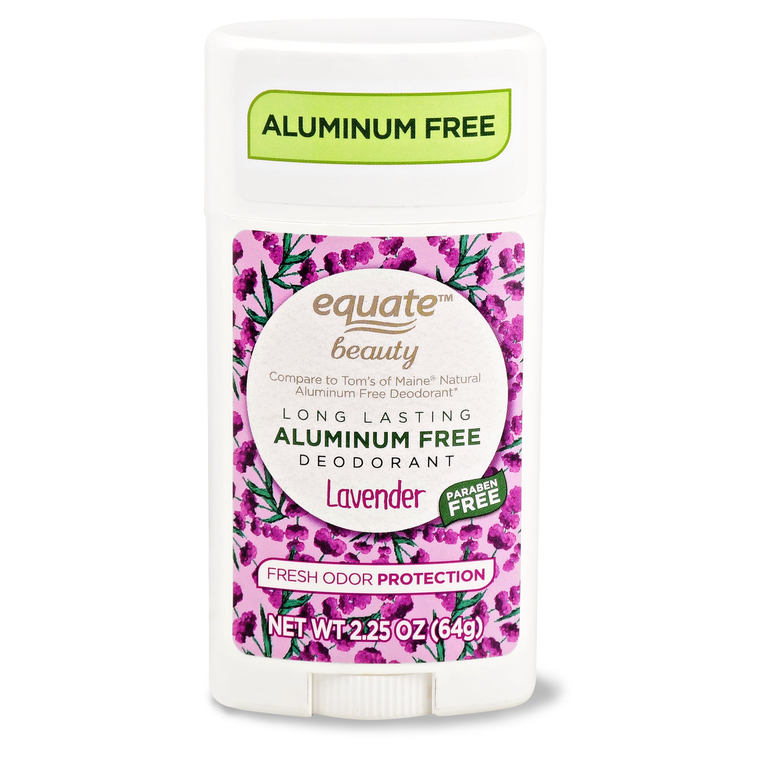 Equate Beauty Aluminum Free Deodorant, Lavender, 2.25 oz