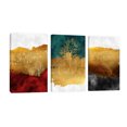 thumbnail image 1 of Cuadro Decorativo Tríptico Vertical Moderno Abstracto Canvas Revolution  Set De 3 Cuadros 25x38 cm, 1 of 5