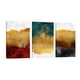 thumbnail image 1 of Cuadro Decorativo Tríptico Vertical Moderno Abstracto Canvas Revolution  Set De 3 Cuadros 25x38 cm, 1 of 5