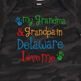 thumbnail image 4 of Inktastic Delaware Grandma Grandpa Love Me Boys or Girls Baby Bodysuit, 4 of 5