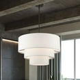 thumbnail image 2 of 55914-07 Livex Lighting Carrington - 4 Light Pendant In Mid-Century Modern Style-22.5 Inches Tall and 23 Inches Wide-Bronze Finish    -Traditional, 2 of 13