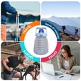 thumbnail image 4 of Toystoory Botellas de agua con pajita para niños y adultos, para viajar, Picnic, deportes de ciclismo, tetera, taza de café, jugo, ejercicio, Ropa Deportiva, Zapatos Azul, 4 of 6