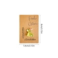 thumbnail image 3 of DAMAI Glows In The Dark Pocket Hug Bunny Greeting Card - 3.15x2.16in with Pre-Attached Resin Rabbit (0.94x0.78in), Inspirational Greetings & Messages, 3 of 5