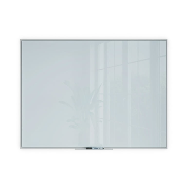Magnetic Glass Dry Erase Board, 48 x 36, Opaque White Surface Magnetic Glass Dry Erase Board, 48 x 36, Opaque White Surface