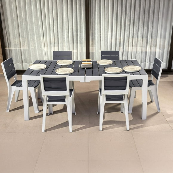 Comedor Exterior Jardin 6 Puestos Cuarzo