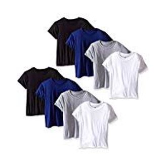 Hanes Boys' Beefy Tee 3-Pack - Short Sleeve, Preshrunk Cotton, Tag-Free