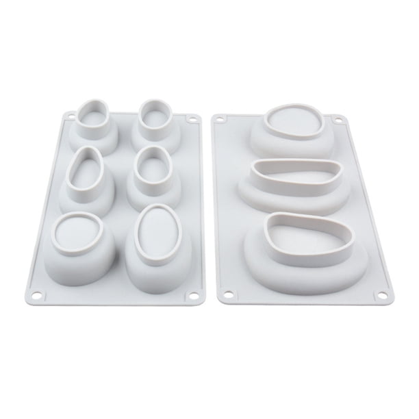 Molde de pastel con forma de adoquín, molde de pastelería con guijarros 3D, molde para hornear de silicona