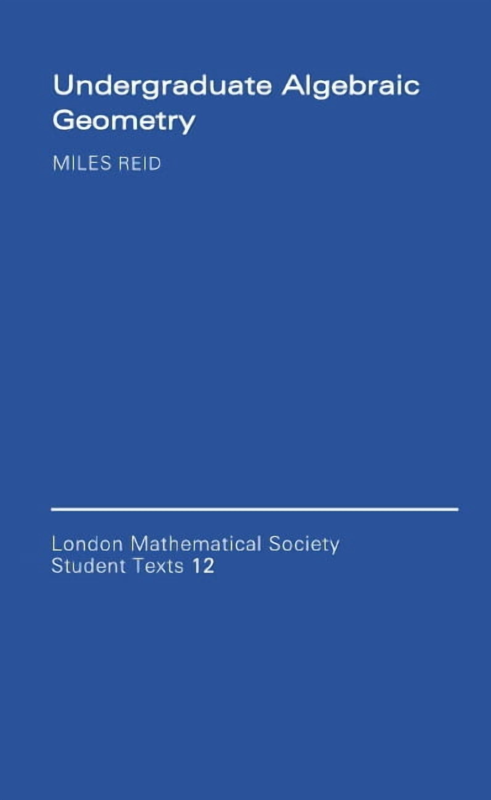 London Mathematical Society Student Text Undergraduate Commutative