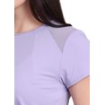 thumbnail image 3 of RBX Active Women's Quick Dry Short Sleeve Workout Top with Mesh Panels, 3 of 5