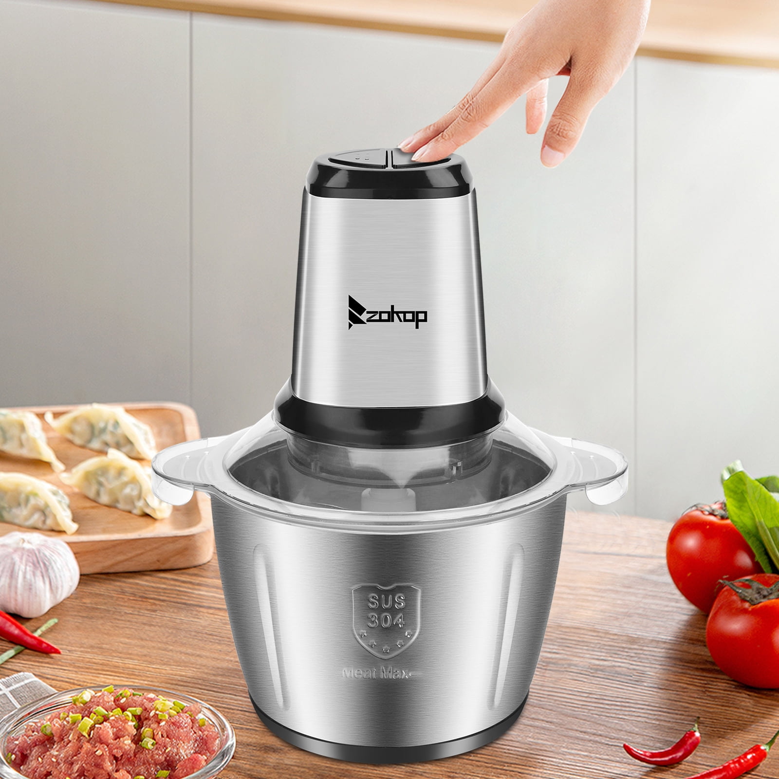 800W High Power Electric Food Chopper Multi Functional Vollrath Meat  Grinder, Baby Food Mincer, Vegetable Cutter SK7025 From Aibile_store,  $24.93