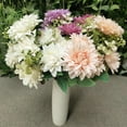thumbnail image 2 of Guardoinrt Wide Application Artificial Flowers Add Beauty To Any Setting Long-lasting Durability Cloth Artificial Flowers cameo brown 1Set, 2 of 6