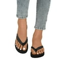 thumbnail image 4 of Kcodviy pour Femmes Sandales Flip Tissu Flip Flops pour Femmes Pantoufles Décontractées Dames Plates Femmes Sandales Flip Flop Chaussures Sandales de Plage Pantoufle pour Femme, 4 of 8
