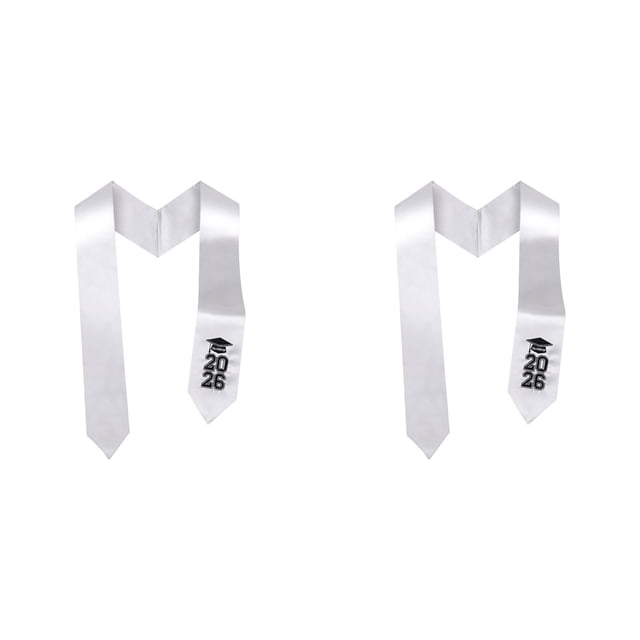 YWIYIUD 2PCS Length 60.23inch Practical and Durable Graduation Sash for Friends Daughter Son Celebrate Graduation Gifts Portable 2026 Graduation Sash for Class Photo
