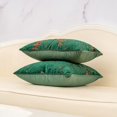 thumbnail image 3 of Funda de almohada Alerfa con forma cuadrada de hojas de arce verde azulado, 50 x 50 cm, 3 of 7