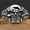 Silver, variant on Punk Rock 316L Stainless Steel Skull Biker Bracelet Bangle Cuff Cool Men Boy