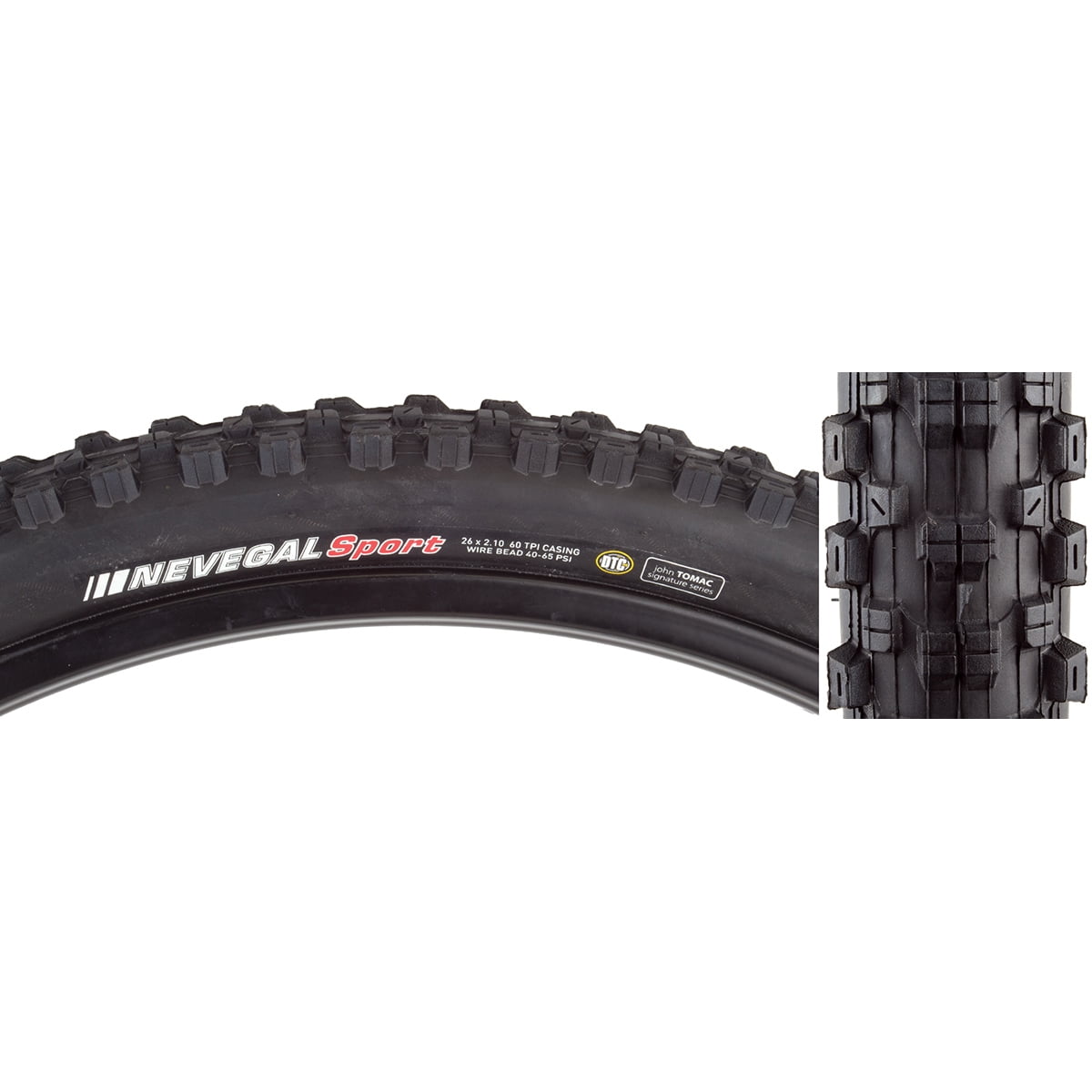 Kenda Nevegal Sports Bike Tyre 26 x 2.10 Wire Bead 60 TPI TKA12DC RRP £25.99 