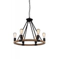 thumbnail image 1 of CWI Lighting Lustre à 6 Lumières avec Fini Noir, 1 of 2