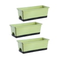 thumbnail image 4 of Almencla Window Box Planter Creative Unique Windowsill Planter for Shelf Office Porch Green 3pcs, 4 of 8