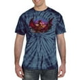 thumbnail image 2 of Wild Bobby, Awaken the Dragon Mythical Medieval Beast, Pop Culture, Tie-Dye Tees, Spiral Navy, Small, 2 of 3