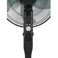 Better Homes & Gardens 16"inch,12Speed Pedestal Fan and Remote, Black