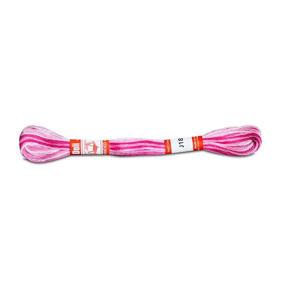 Caja 25 Madejas Hilo Bordar Doli Vela Rosa Matíz Algodón T4907-J0184