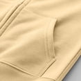 thumbnail image 7 of Zip Up Hoodie for Girls Long Sleeve Cotton Sweatshirt Jackets Solid Color,Full Zip Hoodie Jacket,Girls Sweatshirt,Front Pockets,Casual,Loose,Girls 2-13 Years,Daiy Wear, 7 of 7