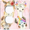 thumbnail image 4 of Metal Light Switch Plate Outlet Cover (Llama Friends LLA002), 4 of 13