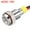 White, variant on Uxcell Signal Indicator Light AC/DC 110V 12mm/0.47'' Red LED Metal Shell