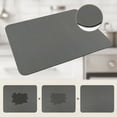 thumbnail image 5 of REGALWOVEN Large Diatomaceous Stone Dish Drying Mat, Quick Dry Coffee Mat for Kitchen Counter, Dishes, Cups, and Utensils Gray 19.7*15.7 inch, 5 of 7