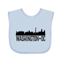 Inktastic Washington Dc City Skyline Boys or Girls Baby Bib