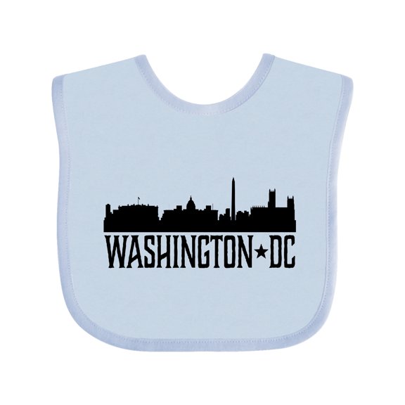 Inktastic Washington Dc Skyline Cities Boys or Girls Baby Bib