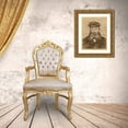 thumbnail image 3 of Van Gogh, Vincent 19x24 Gold Ornate Wood Framed with Double Matting Museum Art Print Titled - Portrait of Joseph-Étienne Roulin, 3 of 4