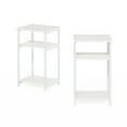 thumbnail image 2 of 3-Tier Industrial Metal Frame End Table with Storage Shelves, 2-Pack, 2 of 2