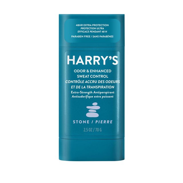 Harry’s Stone Odour & Enhanced Sweat Control Extra-Strength Antiperspirant Stick for Men - 70g