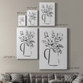 thumbnail image 4 of Sketchy Bouquet I Premium Gallery Wrapped Canvas - Ready to Hang, 4 of 9