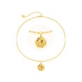 thumbnail image 1 of Gold Sculptural Zodiac Sign Pendant Necklace Set, 1 of 5
