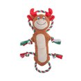 thumbnail image 1 of Methold de perro, juguete de peluche limpio y saludable con cuerda y papel arrugado, juguetes interactivos para perros, alce de color café Type3 NO3, 1 of 6