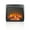 Black,18''W, variant on 18'' Fireplace Insert Electric Heater, Legahome Recessed Electric Fireplace Heater with Log Set Realistic Flame, Fake Fireplace with Overheat Protection, Low Noise, CSA Certified, 1400W