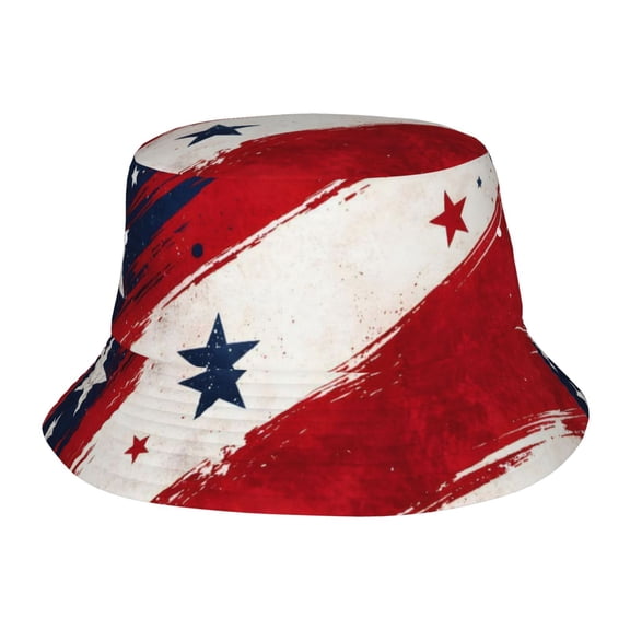 American Flag Fisherman's Hat Lightweight and Breathable Sun Hat Suitable for Both Men and Women