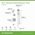 thumbnail image 7 of Symmons 3596BSTN15TRM Dia Hydromersion Pressure Balanced Tub And Shower System - Nickel, 7 of 7