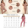 thumbnail image 2 of MLANM Women's Pajamas Set Long Sleeve Shirts and Long Pants 2 Piece Pjs Sleepwear with Pockets Nightwear Pjs Long Sets S-2XL, 2 of 6
